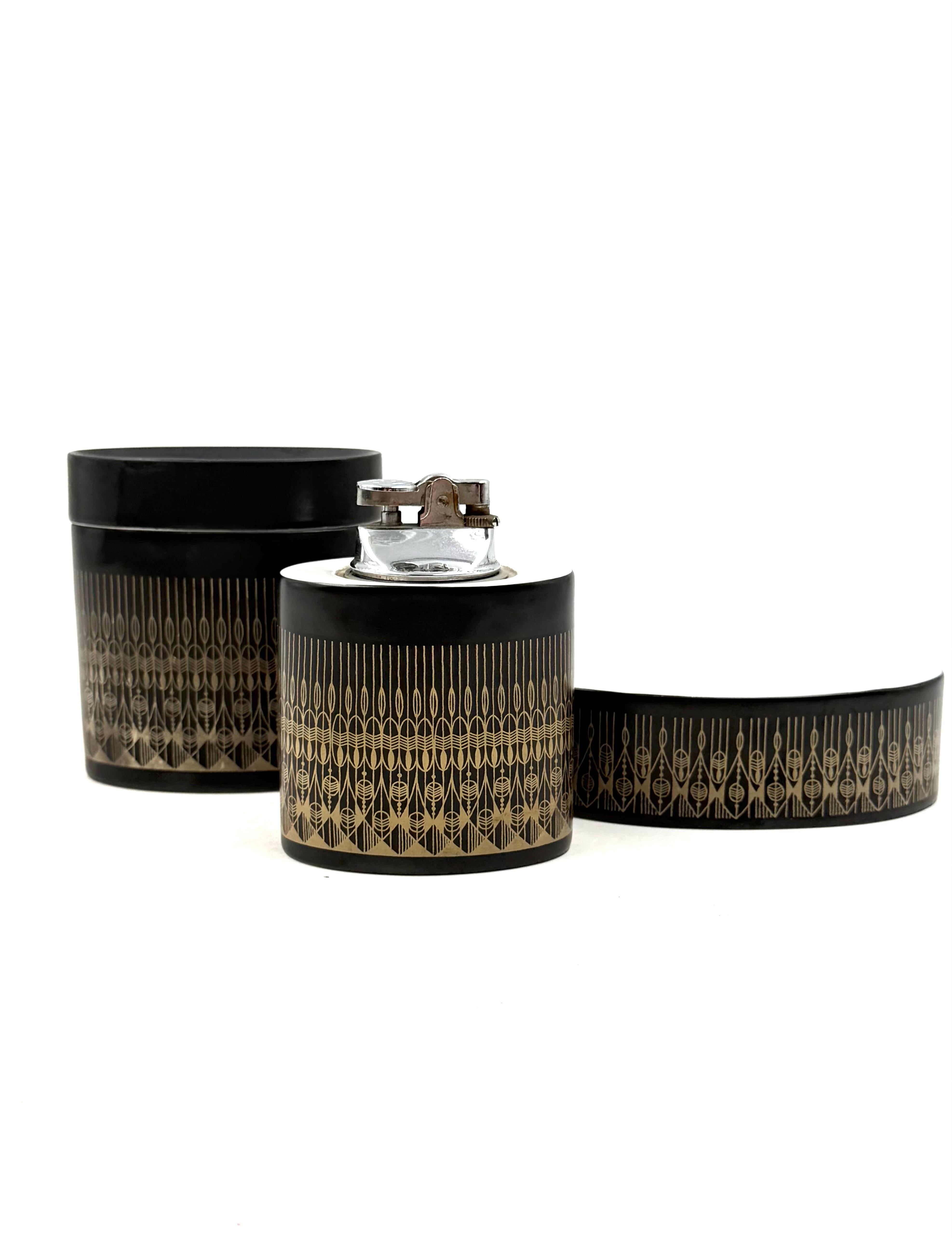 Hans Theo Baumann, Hollywood regency  smoking set, Rosenthal Germany 1970s in vendita 5