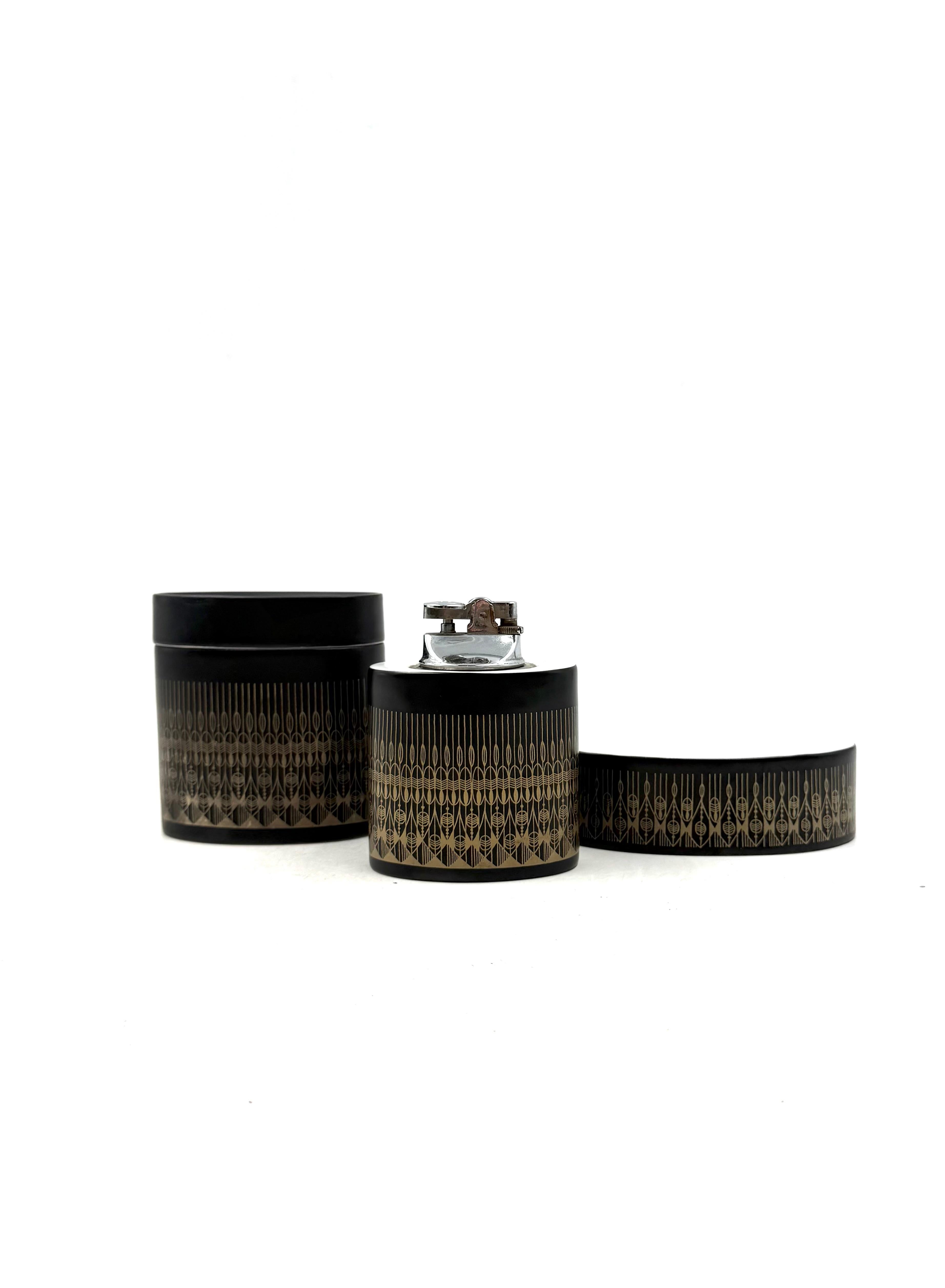 Hans Theo Baumann, Hollywood regency  smoking set, Rosenthal Germany 1970s In condizioni ottime in vendita a Firenze, IT
