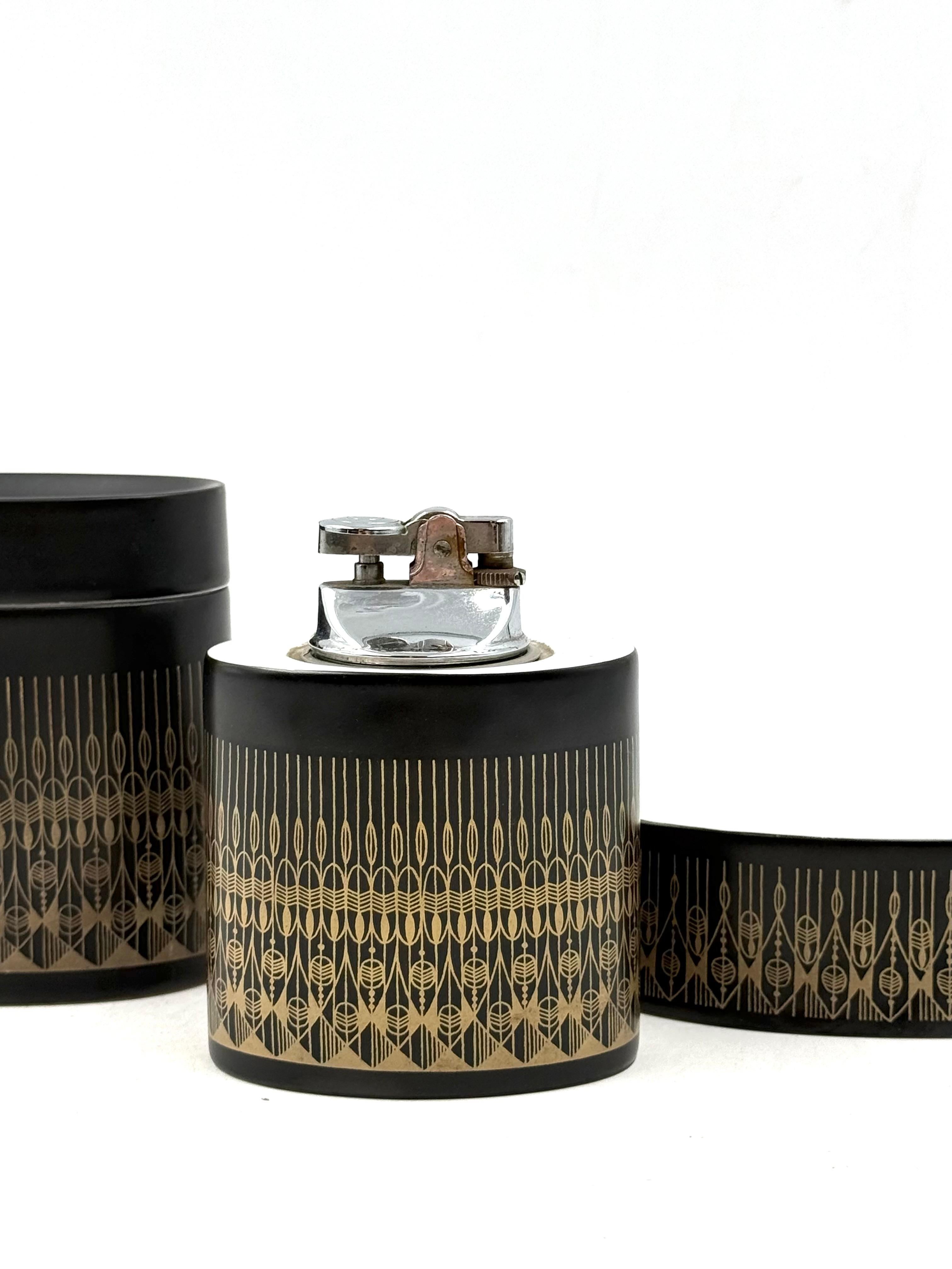Hans Theo Baumann, Hollywood regency  smoking set, Rosenthal Germany 1970s in vendita 1