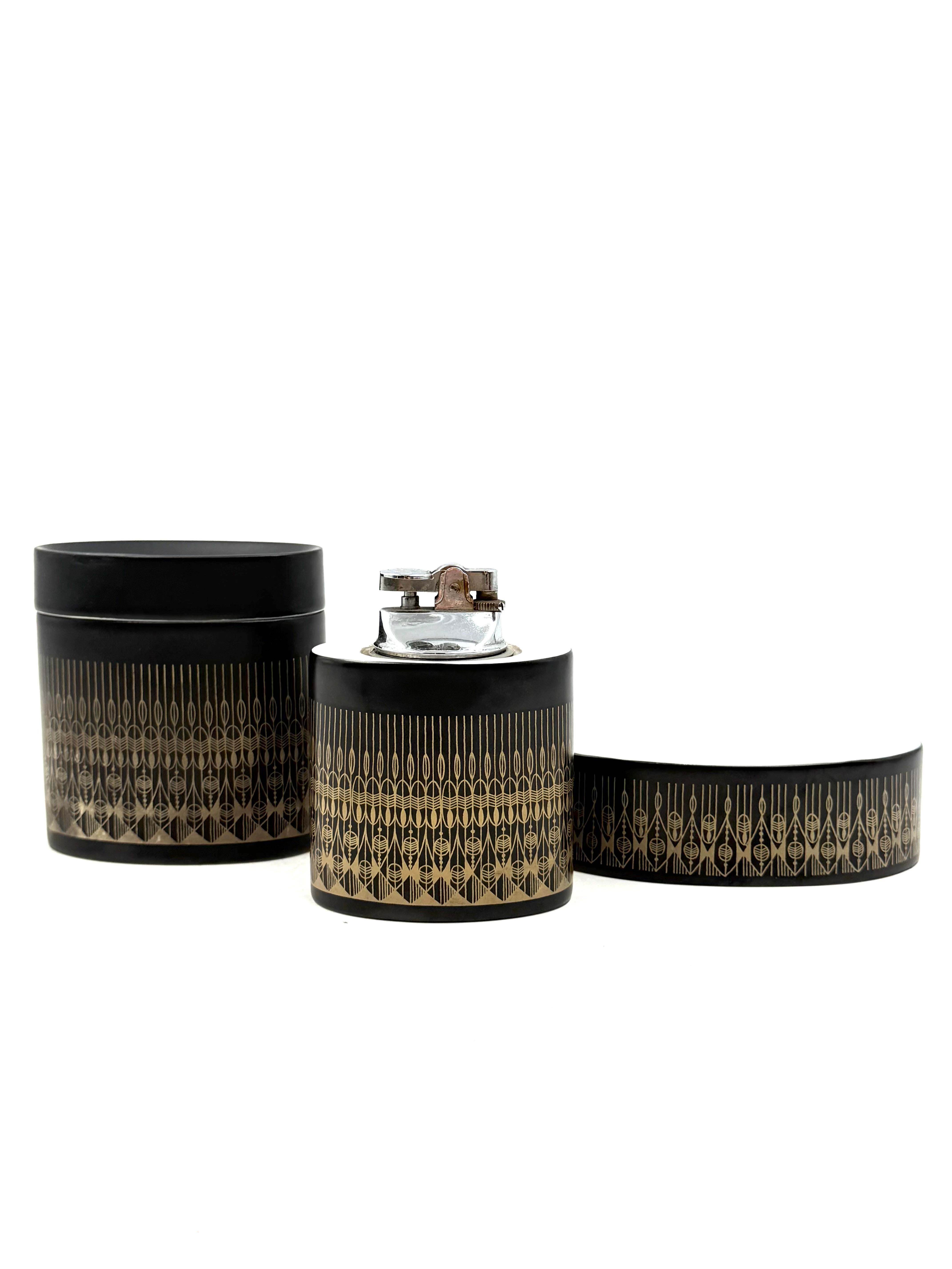 Hans Theo Baumann, Hollywood regency  smoking set, Rosenthal Germany 1970s in vendita 2