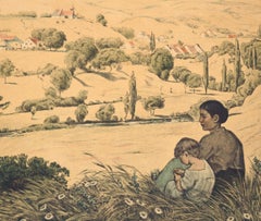 Southern German summer landscape / - The profile of the landscape -