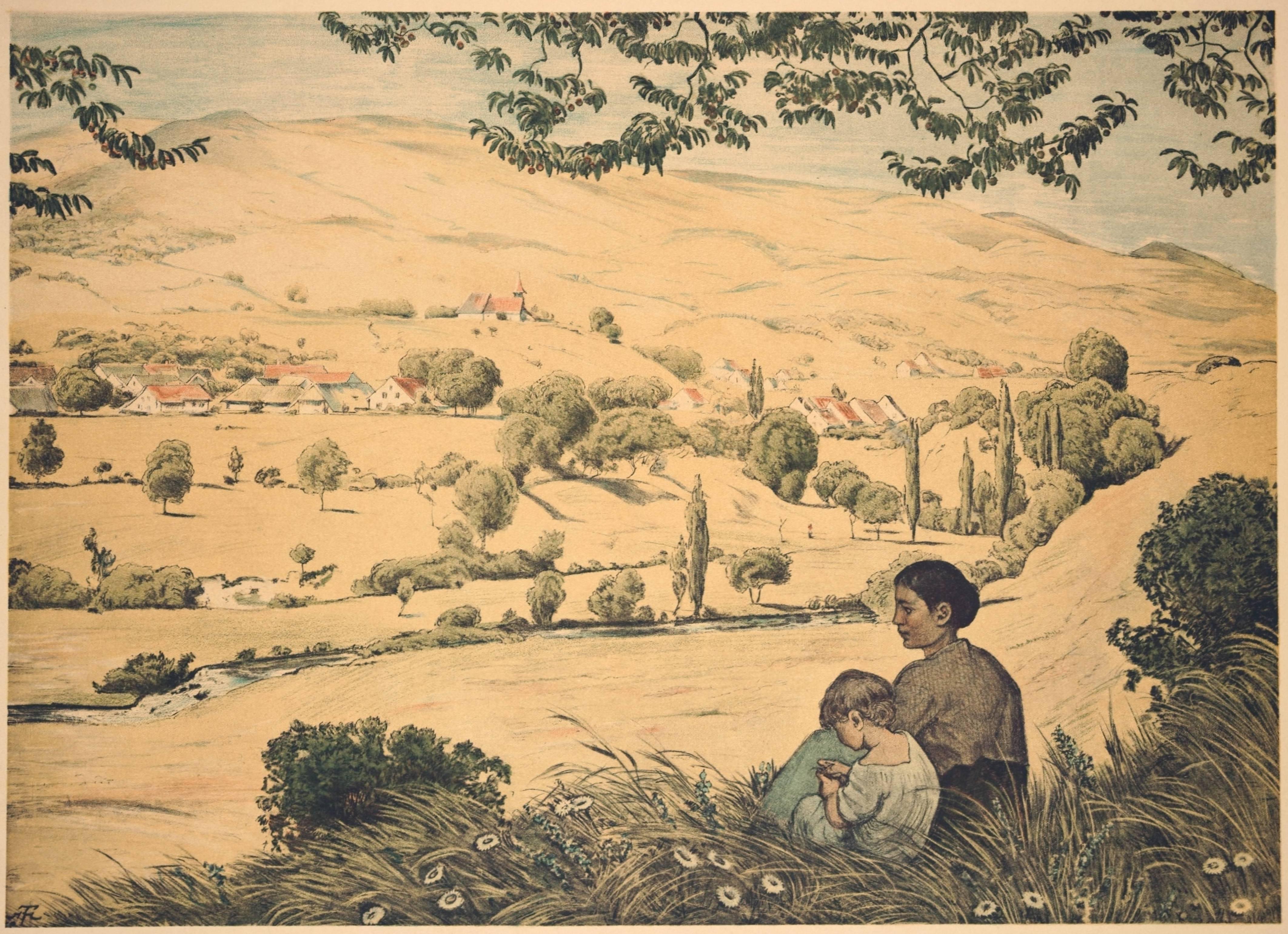 'Paysage d'été du sud de l'Allemagne / - The profile of the landscape -' (en anglais)