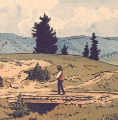 Mountain landscape / - Man as Part of the Landscape -