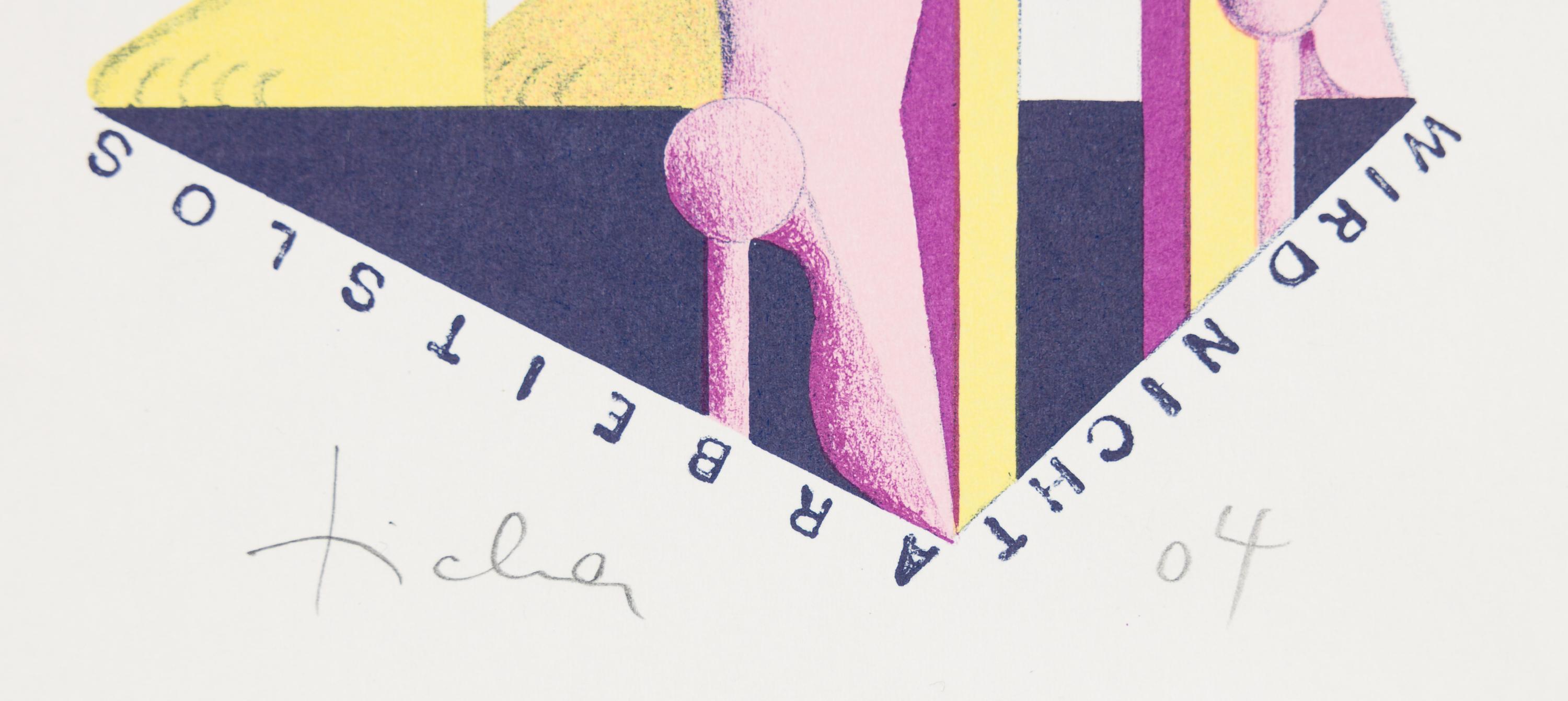 Wer nicht zur Welt kommt - Contemporary Print by Hans Ticha
