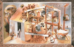 Hans Tisdall, Fisherman's Hut, S.P.14., from School Prints Ltd., 1946 (after)