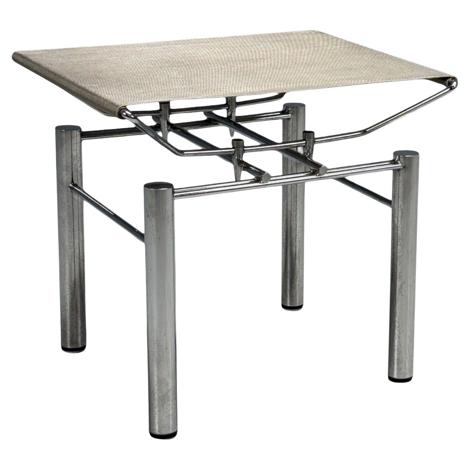 Hans Ullrich Bitsch, Chrome Plated Steel, Aluminum, Stool, Germany, 1980s