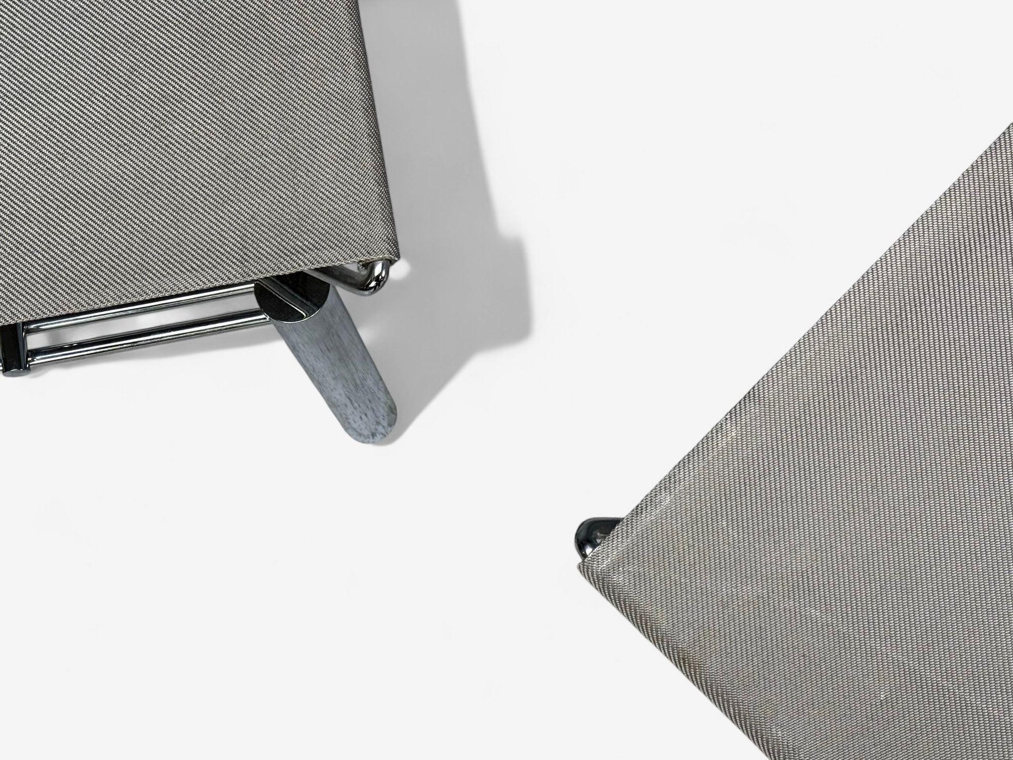 Hans Ullrich Bitsch, Acero cromado, Aluminio, Taburetes, Alemania, Década de 1980 en venta 4