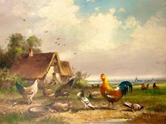 Retro Hans-Ulrich Muhlhausen - Chickens and Pigeons