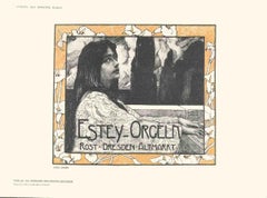 1897 After Hans Unger 'Estey Organs' Multicolor, Black & White, Gray Germany
