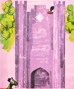 Original Vintage Poster Visitors London Transport Tower Royal Guard Hans Unger