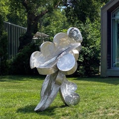 "Intrepid Cloud" Abstract, Steel Metal Sculpture, Large-Scale, Outdoors