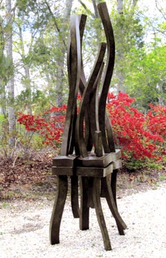 "Ode to Chamberlain" Abstract, Bronze Metal Sculpture, Large-Scale, Outdoors