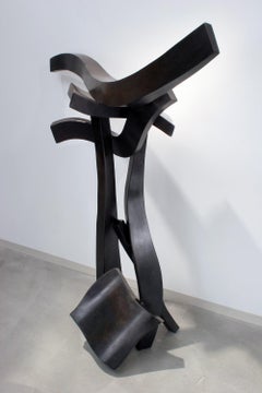 "Quintessence #3" Abstract, Bronze Metal Sculpture, Large-Scale, Outdoors