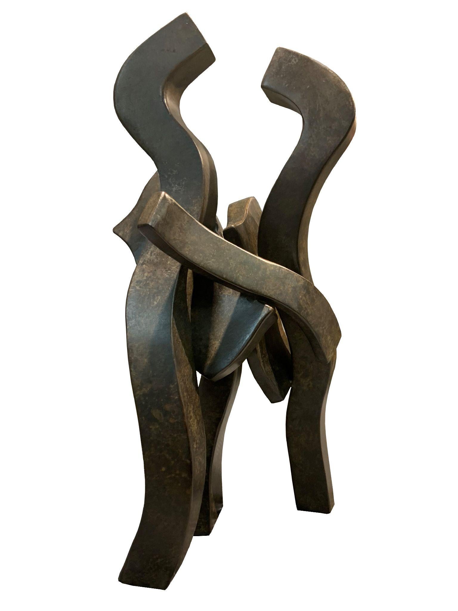 Hans Van de Bovenkamp Abstract Sculpture - The Kiss