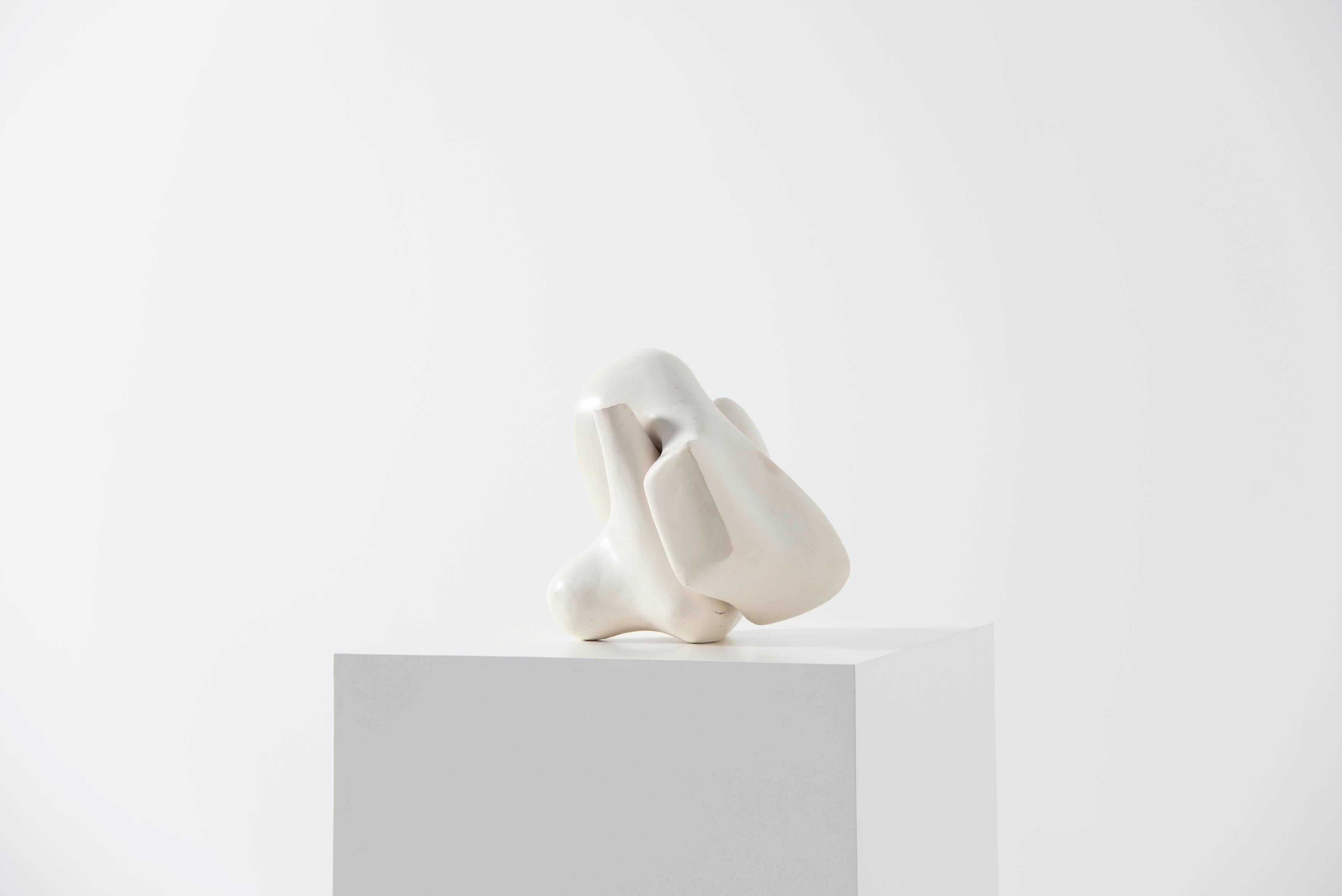 Hans Van Eerd Plaster Sculpture, Holland, 1976 2