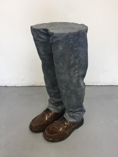 Plinto, mixed media sculpture