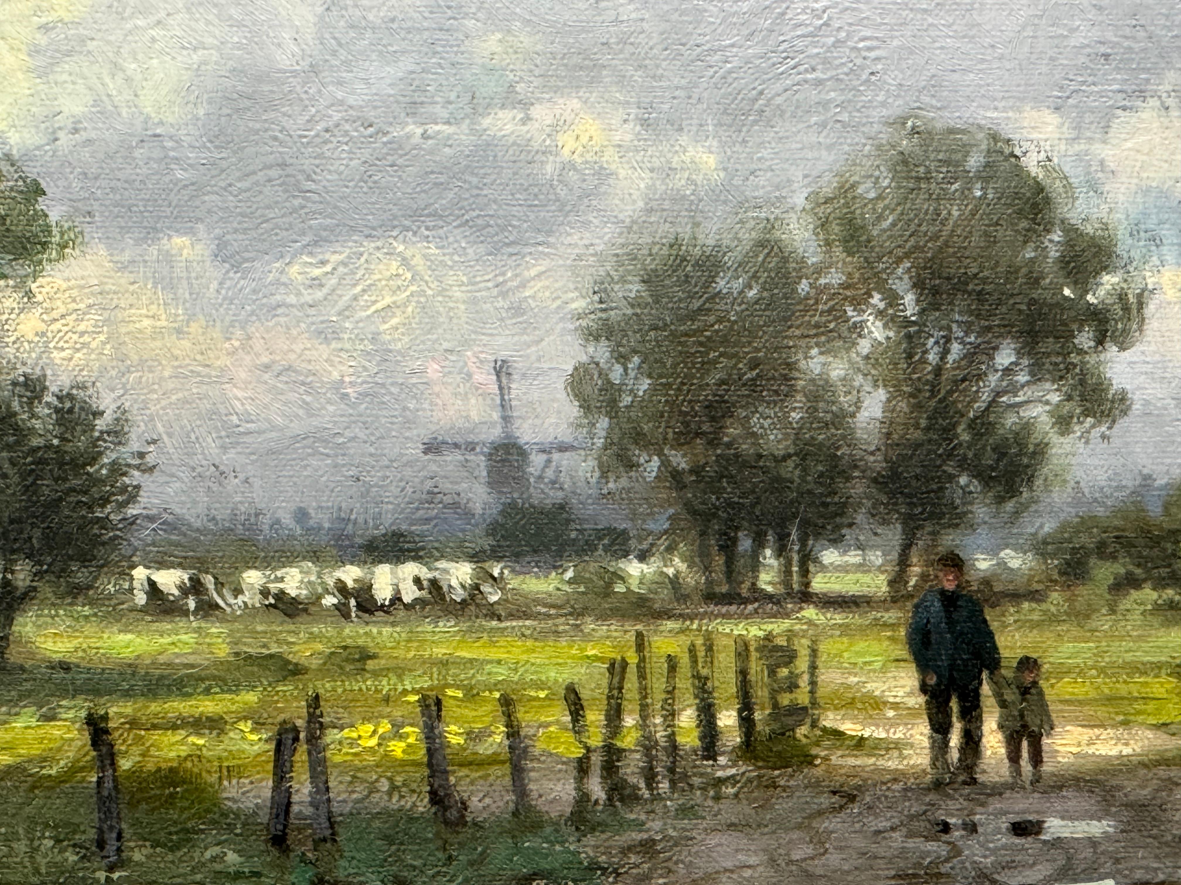 Hans Van Moerkerken (1950-Present) Dutch Spring Landscape For Sale 4