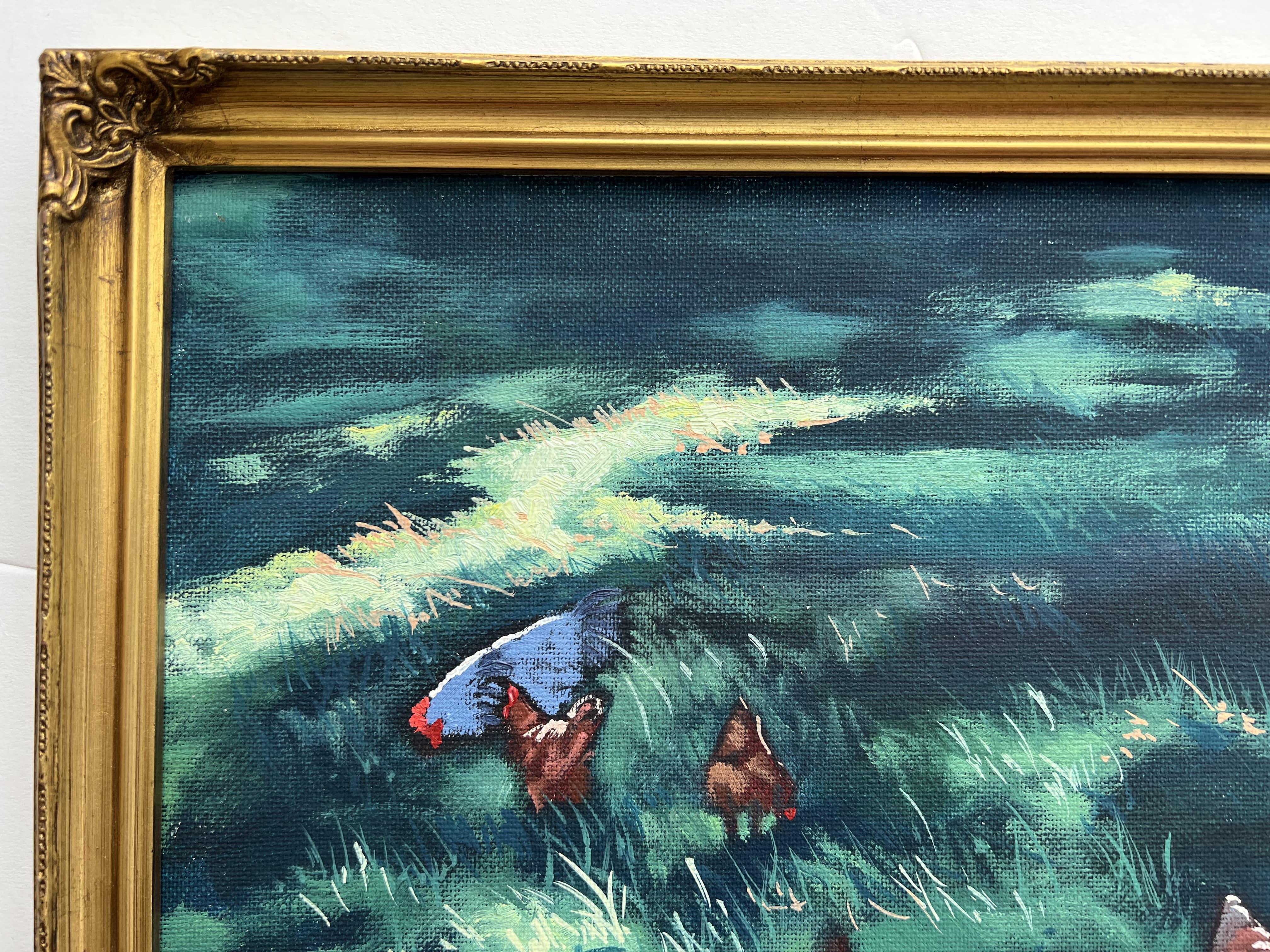 L'artista australiano HANS VANDER DONK dipinge a olio su tavola con il titolo 