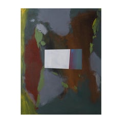 Multi-colour, abstract acryl painting on canvas