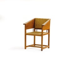 Silla de mimbre Hans Vollmer & Prag Rudniker Mod. 464