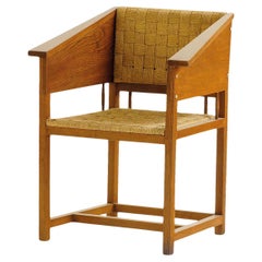 Hans Vollmer & Prag Rudniker Wickerwork-Fabrication Chair Mod. 464