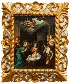 Von Hans von Aachen (Köln, 1552 - Prag, 4. März 1615), Geburt Christi