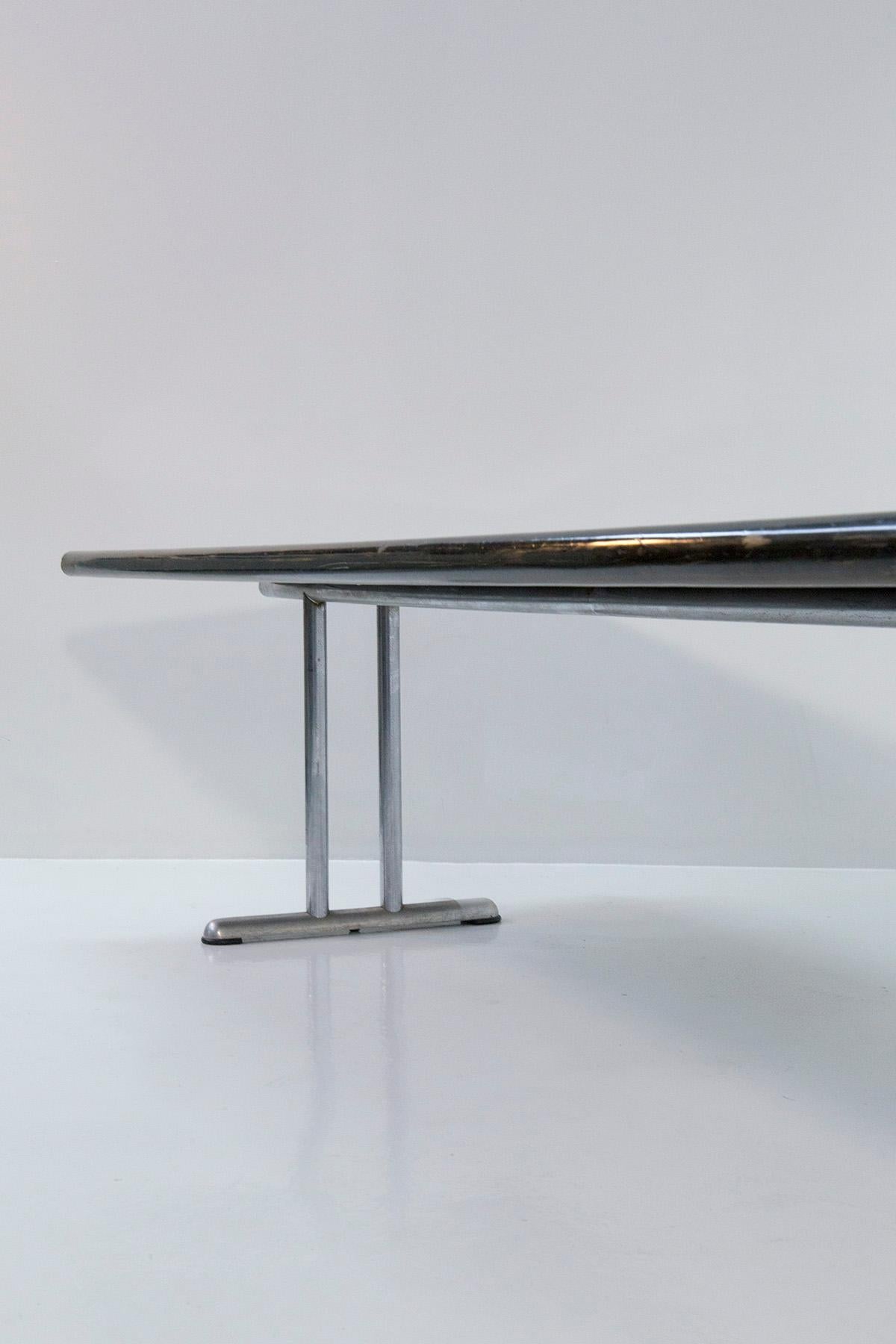 Hans Von Klier and Ettore Sottsass for Rossi di Albizzate Large Table In Good Condition For Sale In Milano, IT