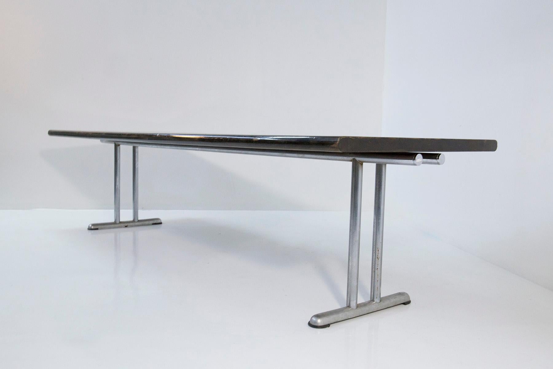 Hans Von Klier and Ettore Sottsass for Rossi di Albizzate Large Table For Sale 1