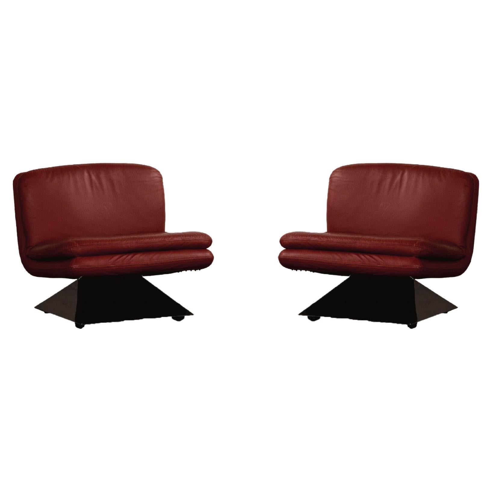 Fauteuils Hans Von Klier pour Giuseppe Rossi Di Albizzate, 1970, lot de 2