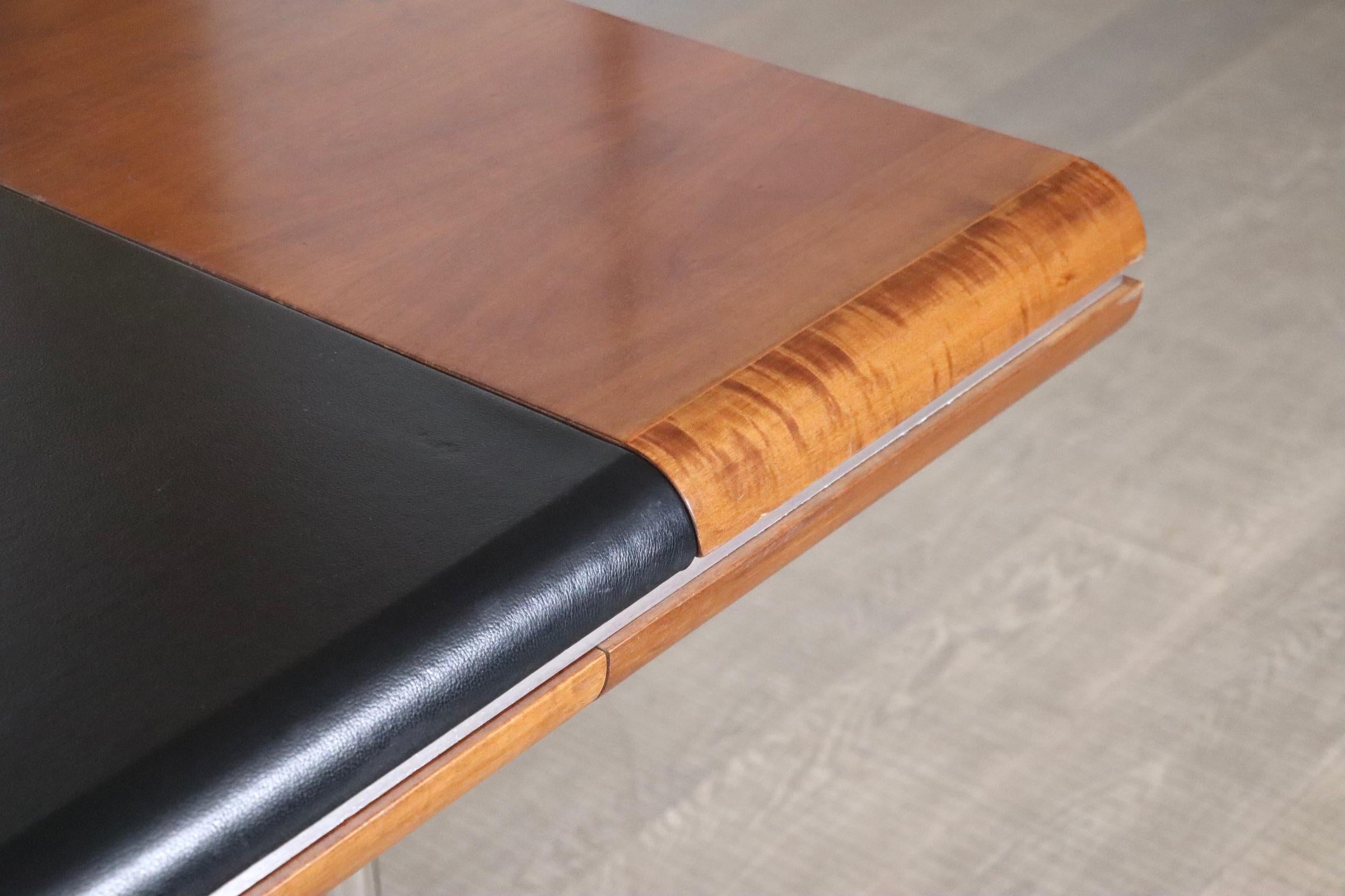 Hans Von Klier Para Skipper Escritorio Ejecutivo y Credenza, Italia, 1970s en venta 2