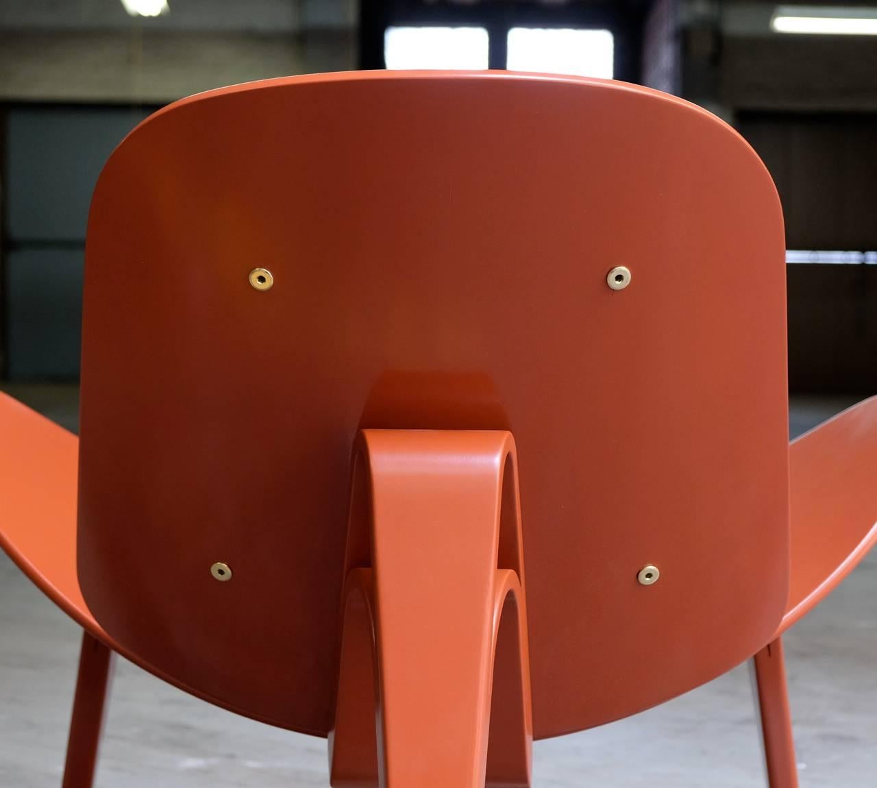 Scandinavian Modern Hans Wegnar Shell Chair for Carl Hansen For Sale