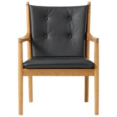 Sedia Hans Wegner 1788, Oak Oak oliato e tessuto