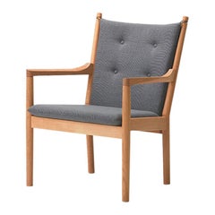 Sedia Hans Wegner 1788, Oak Oak oliato e tessuto