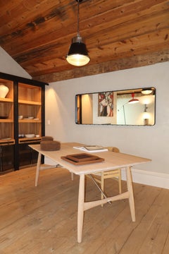 Hans Wegner 74"Architect's Desk in White Oak by PP Mobler