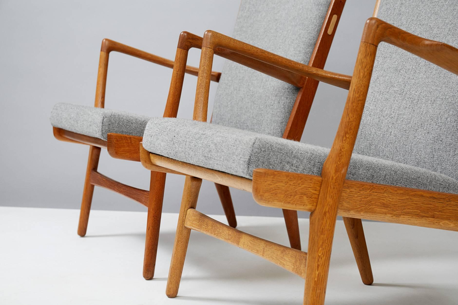 Hans Wegner AP-16 Chairs, Oak In Excellent Condition In London, GB