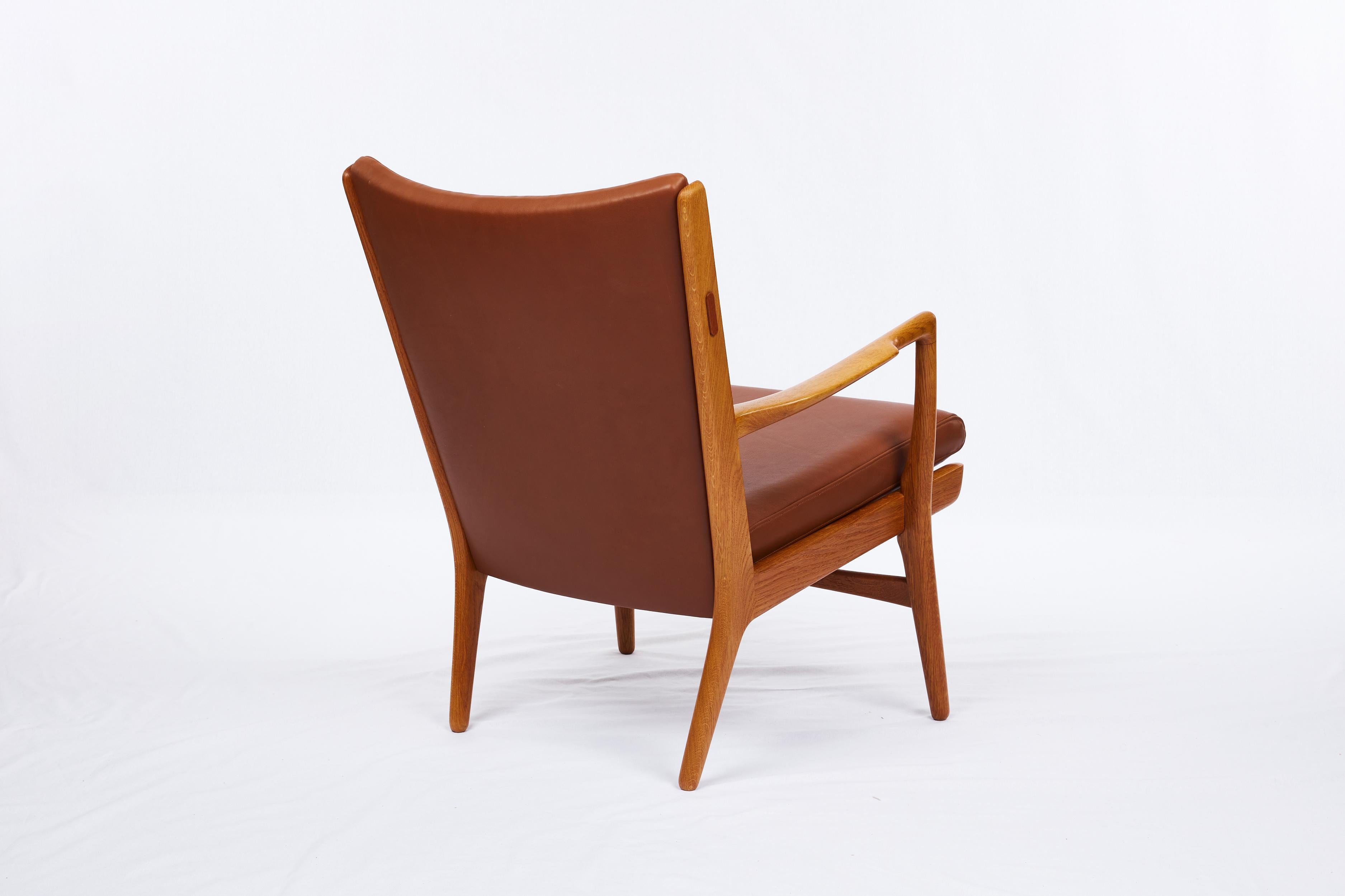 Hans Wegner AP-16 Lounge Chair In Excellent Condition In Los Angeles, CA