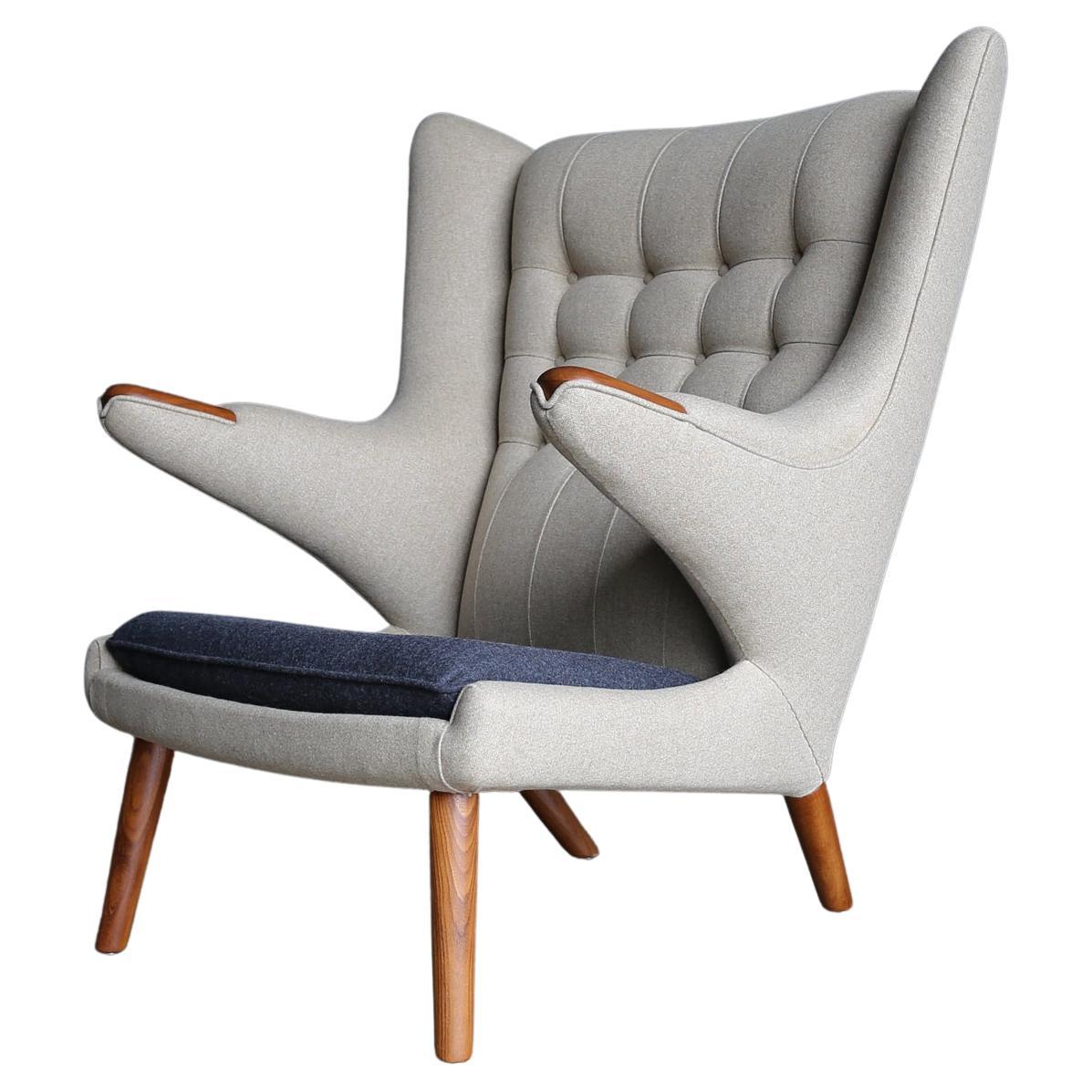 Hans Wegner AP-19 Papa Bear Chair in for A.P. Stolen, Denmark, circa 1952 For Sale