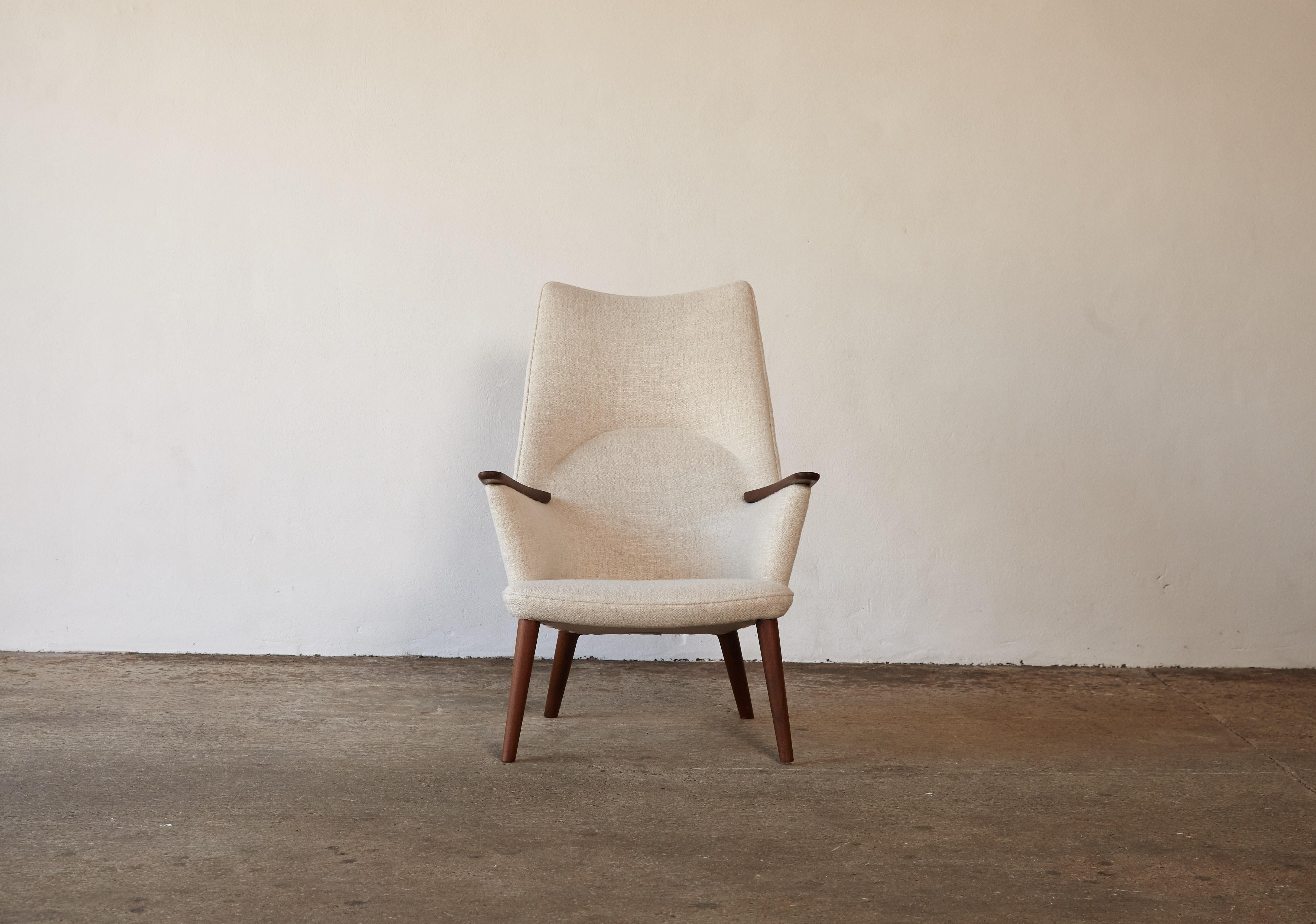 Hans Wegner AP-27 Chair and Ottoman, AP Stolen, Denmark, 1950s 1