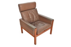 Hans Wegner AP 62 Highback Lounge Chair in Teak, Produced by AP Stolen