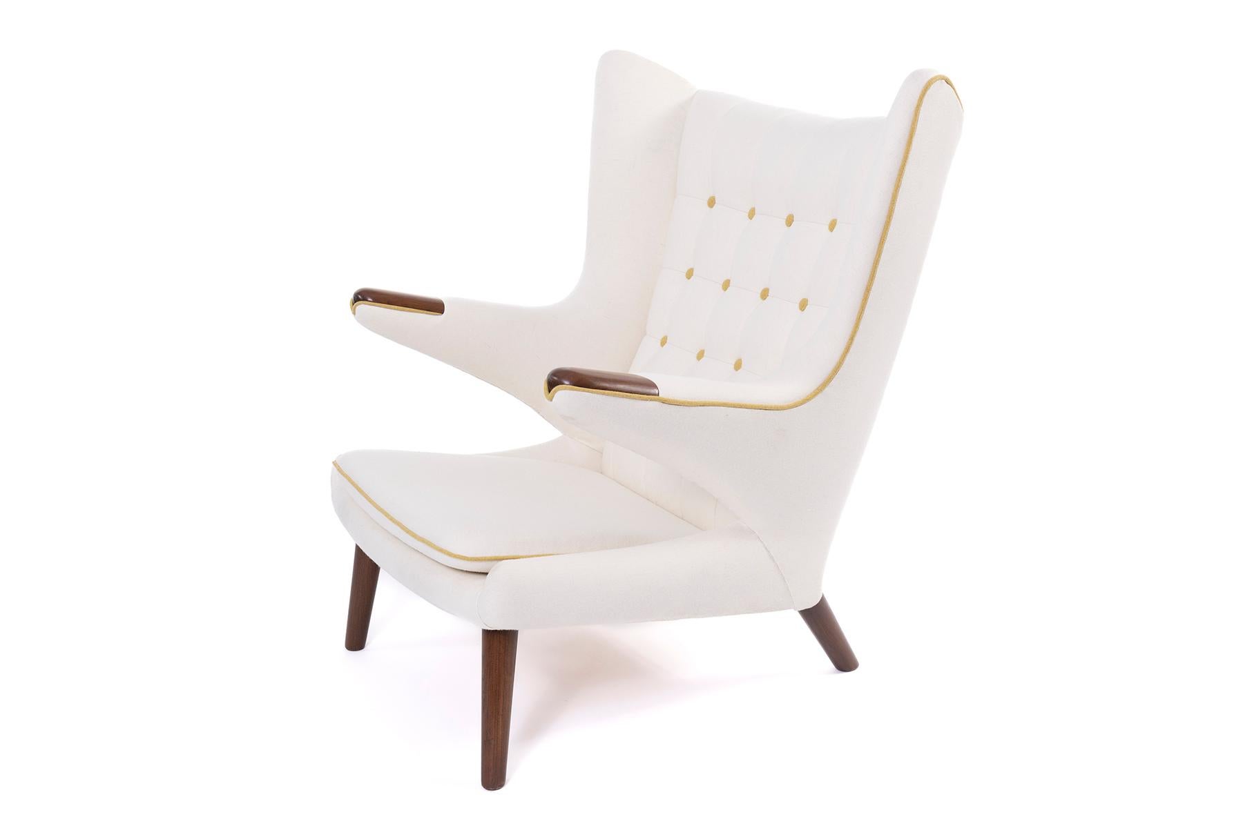 Danish Hans J. Wegner for AP Stolen Papa Bear Chair & Ottoman 