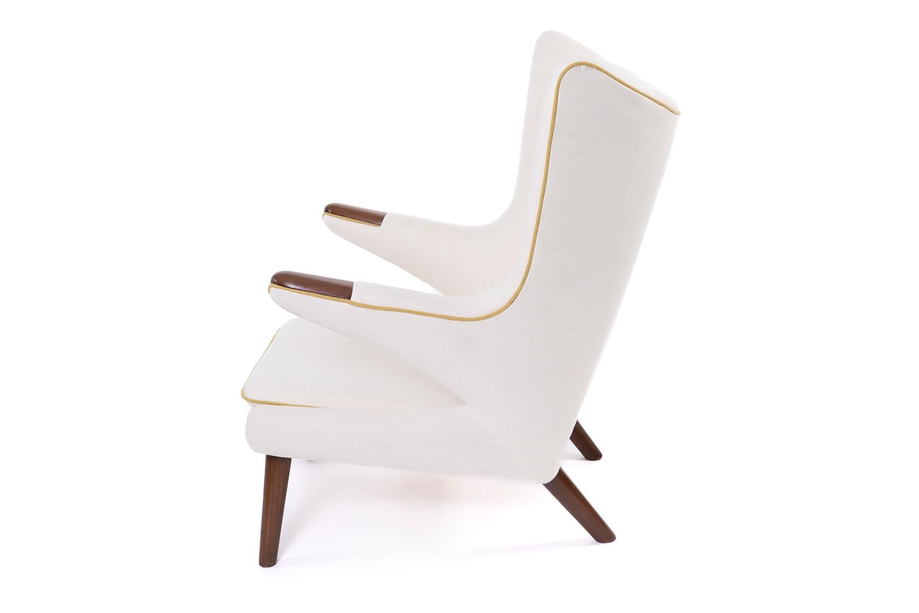 Mid-20th Century Hans J. Wegner for AP Stolen Papa Bear Chair & Ottoman 