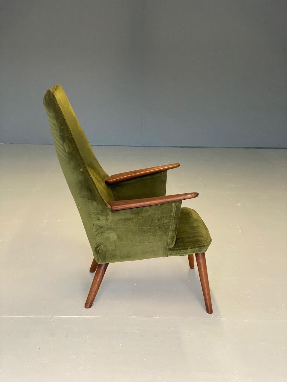 Oak Hans Wegner AP27 Lounge Chair by AP Stolen, Denmark, 1955