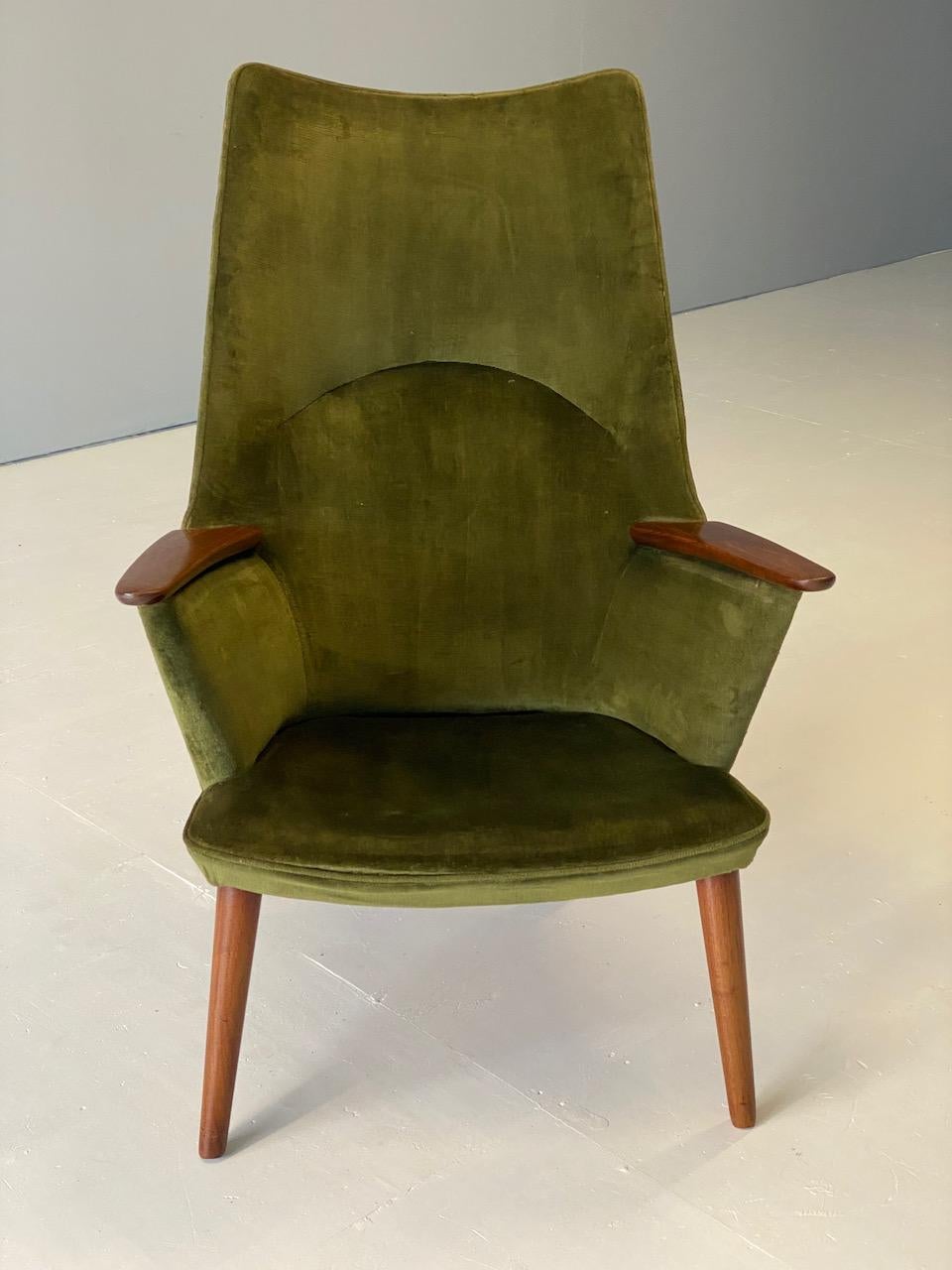 Hans Wegner AP27 Lounge Chair by AP Stolen, Denmark, 1955 1