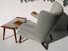 SALE! Hans Wegner AP69 Mega Papa Bear Chair and Ottoman / Stool in Teak