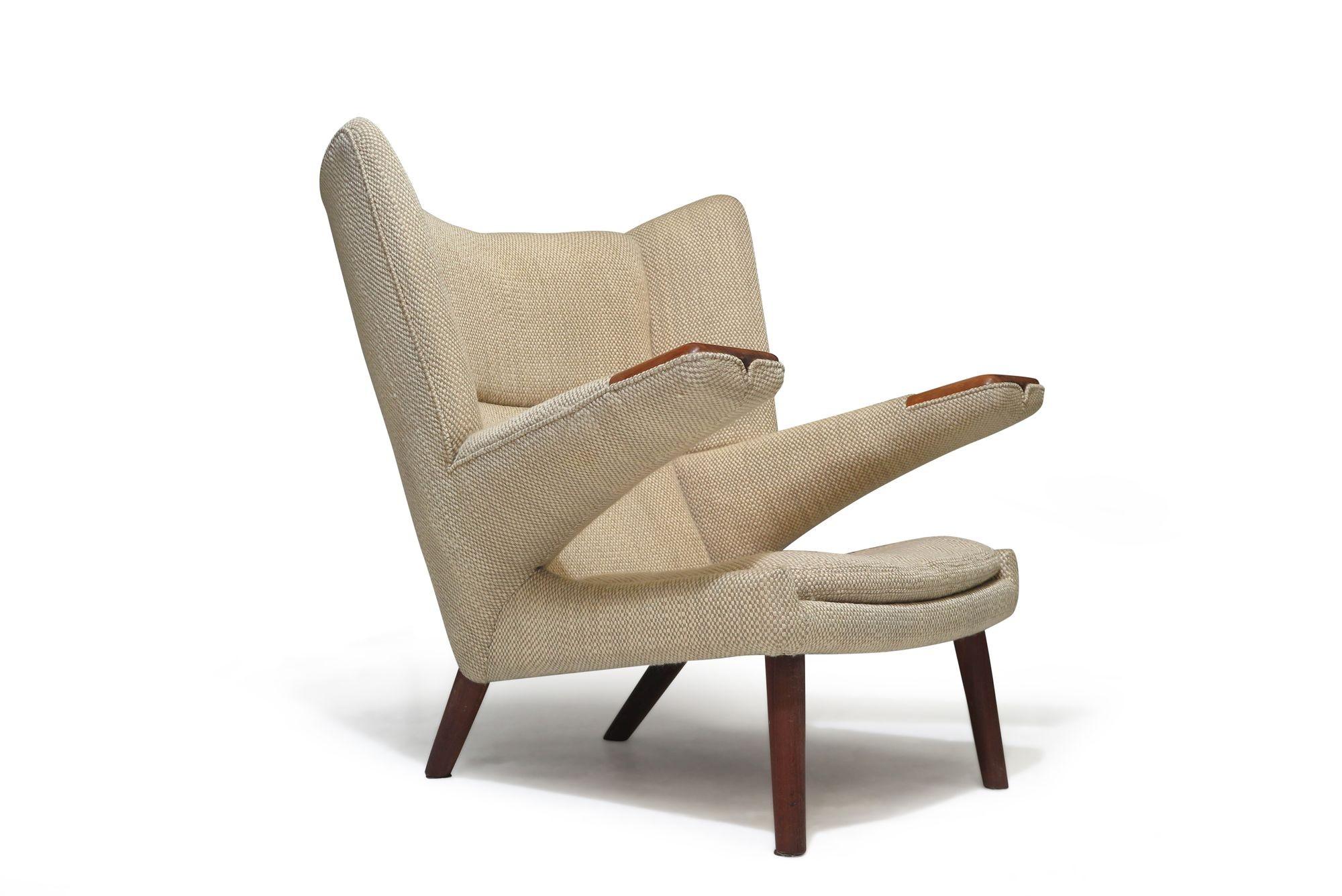 Scandinavian Modern Hans Wegner AP69 Papa Bear Lounge Chairs