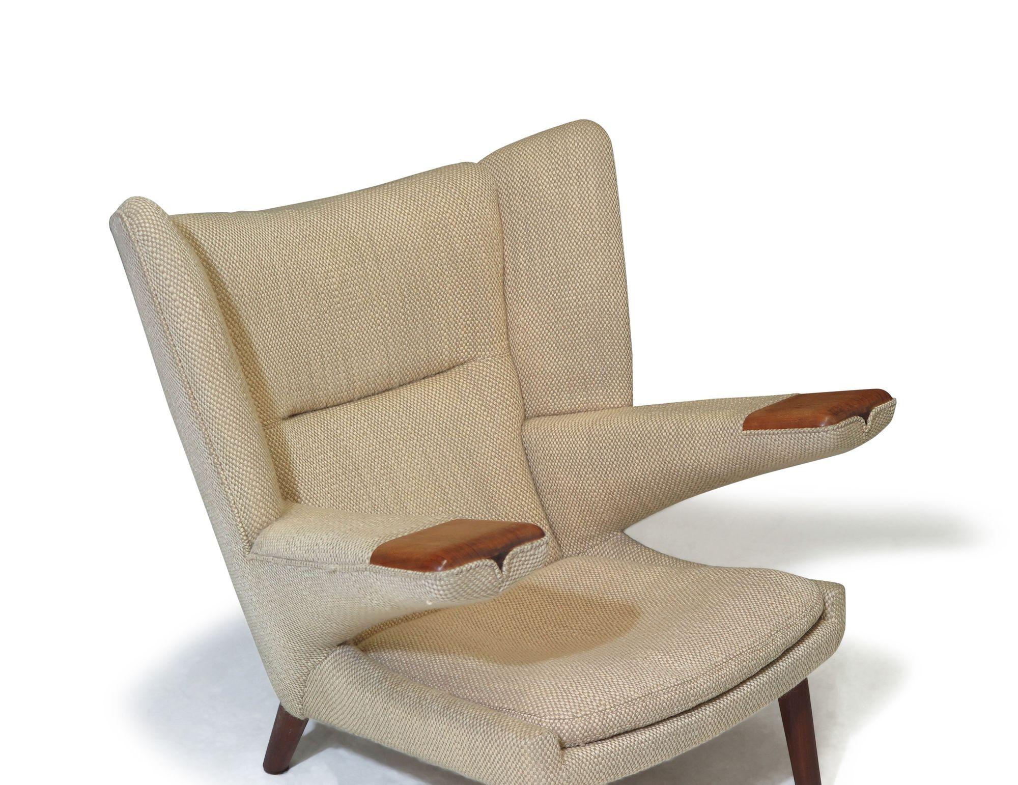 Hand-Crafted Hans Wegner AP69 Papa Bear Lounge Chairs