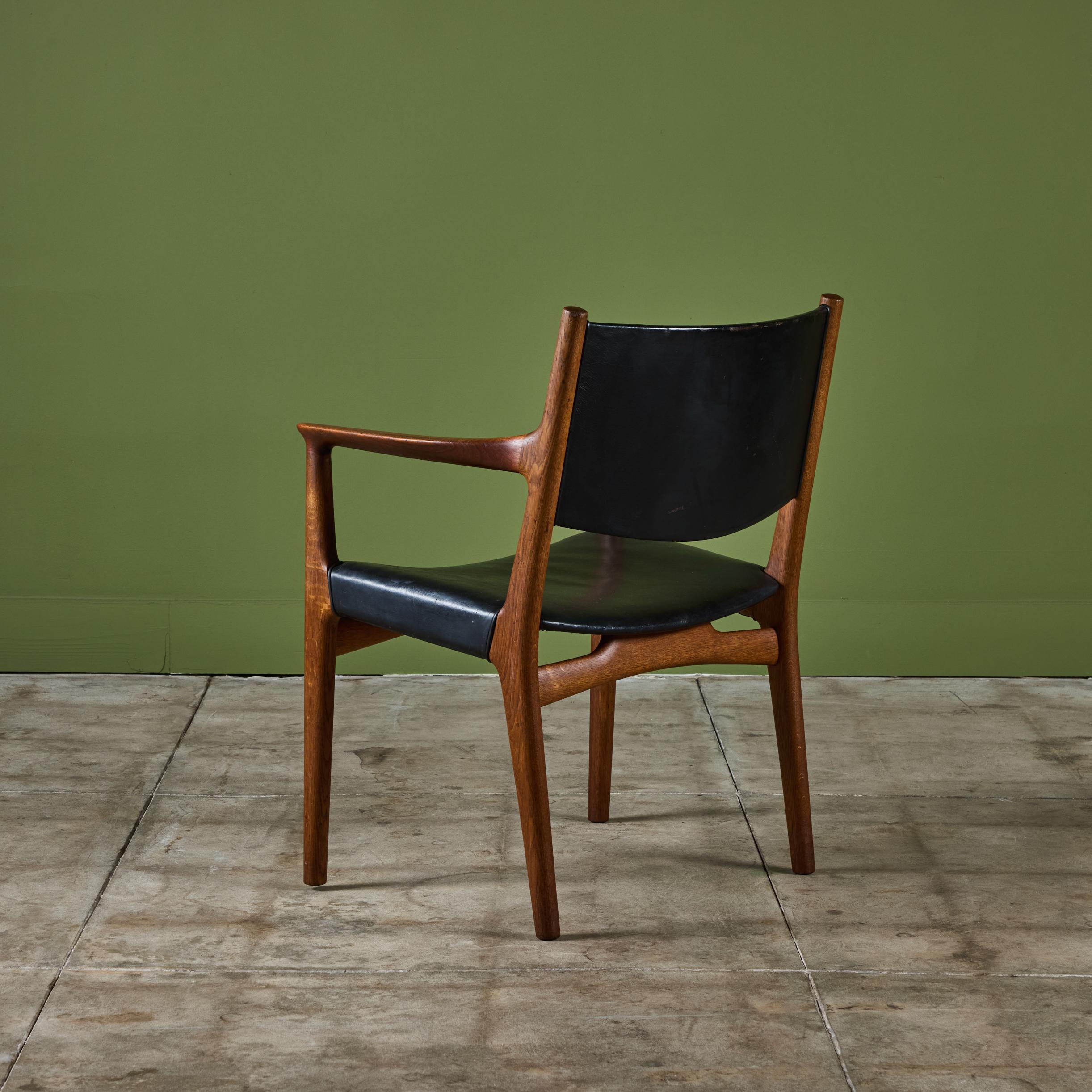 Mid-20th Century Hans Wegner Armchair for Johannes Hansen For Sale