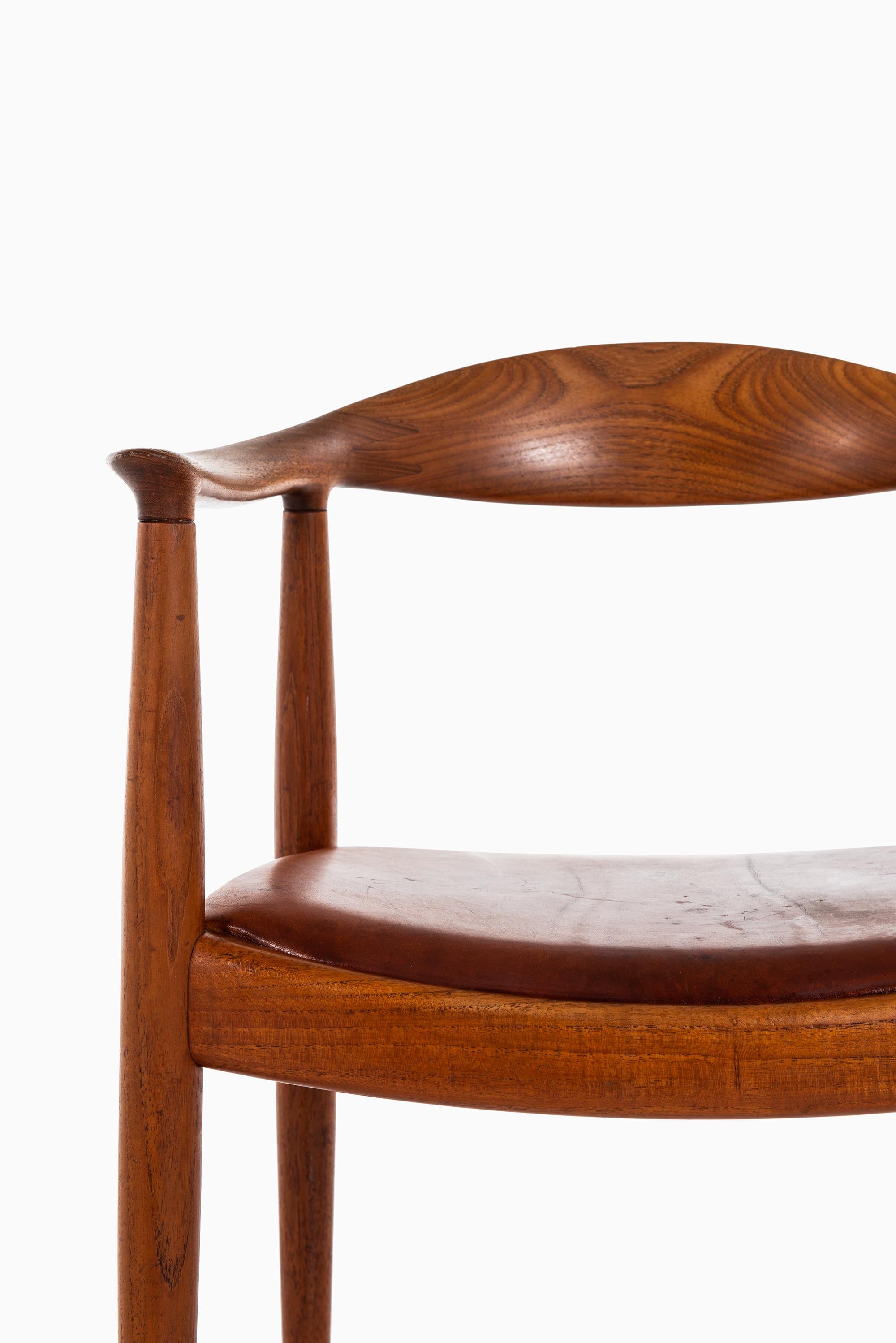 Seltener Sessel Modell JH-501 / der Stuhl entworfen von Hans Wegner. Produziert von Johannes Hansen in Dänemark.