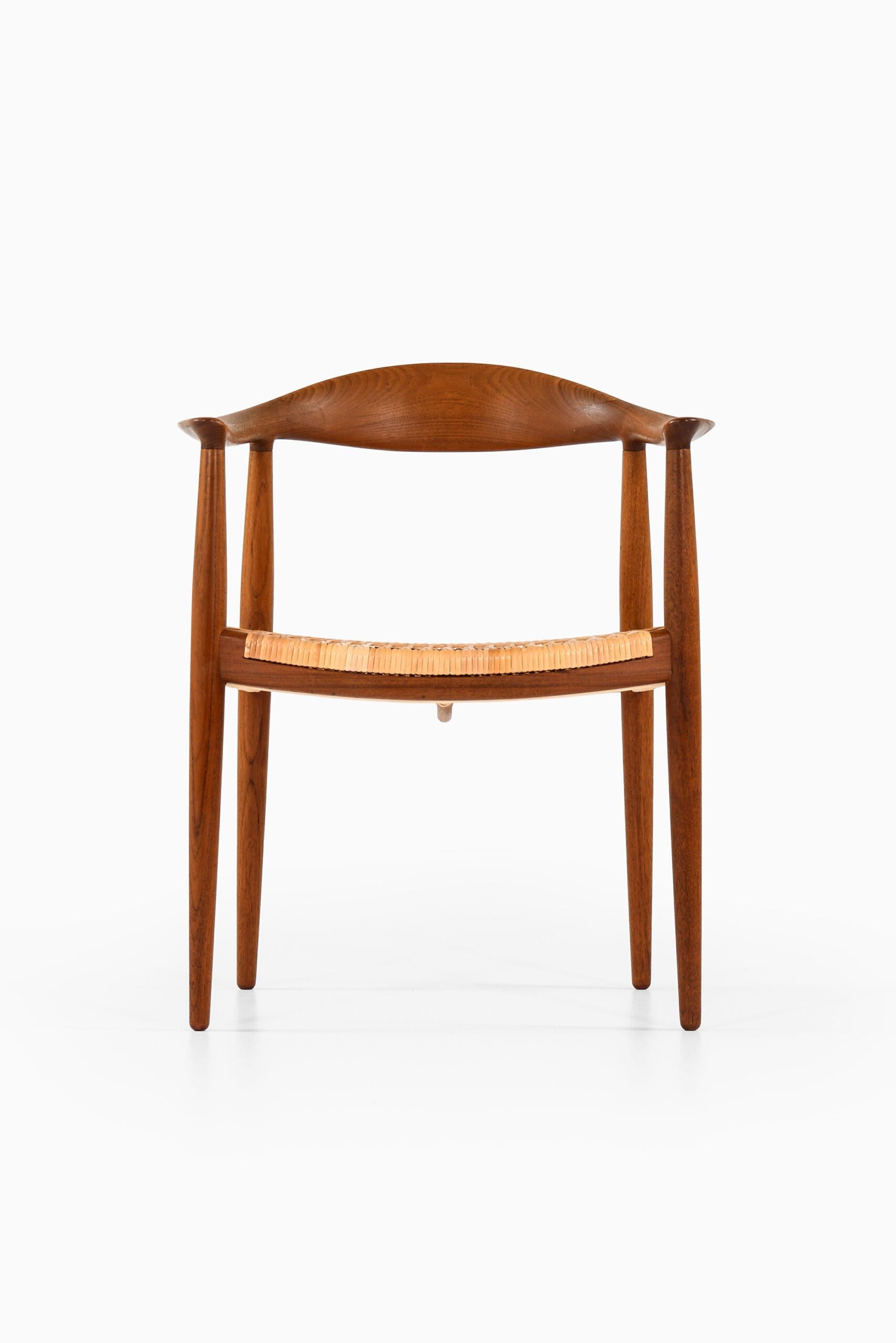Seltener Sessel Modell JH-501 / der Stuhl entworfen von Hans Wegner. Produziert von Johannes Hansen in Dänemark.