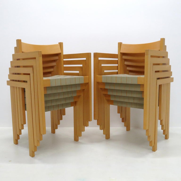 Late 20th Century Hans Wegner Armchairs, 1970 For Sale